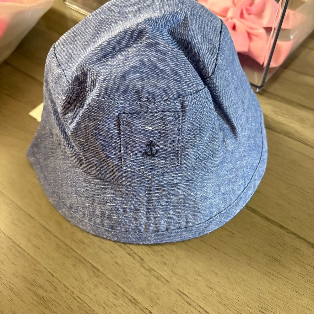 Janie and Jack nautical sun hat new sz